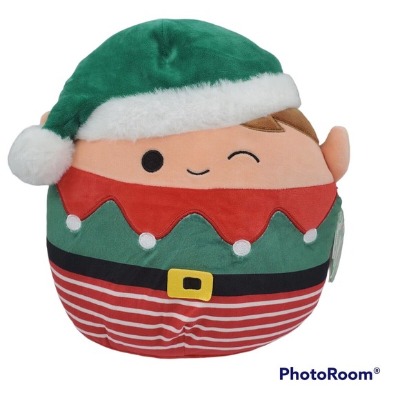 Squishmallows Jangle the Elf 14" New 2022 Christmas Edition Plush Kellytoy - Picture 1 of 5